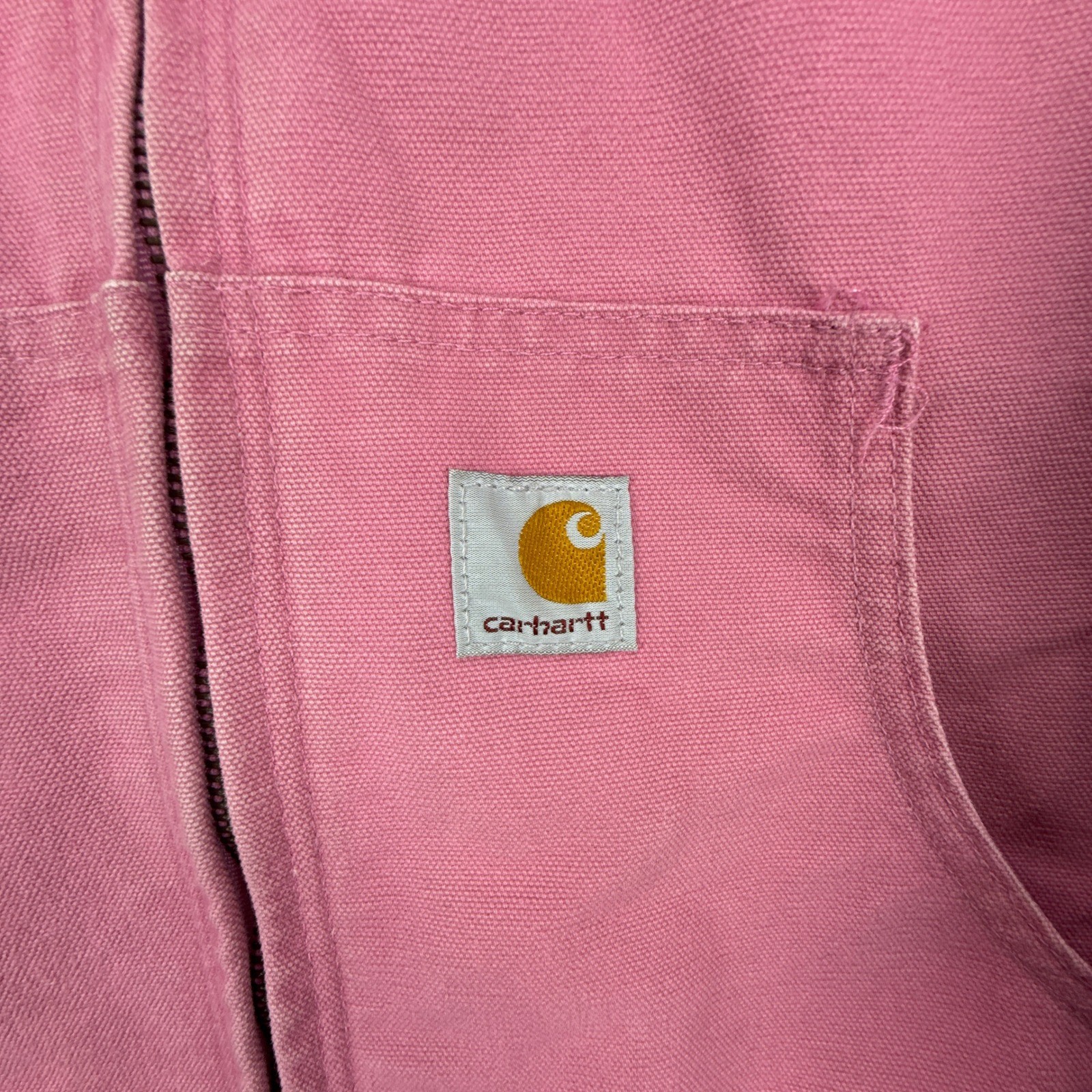 Carhartt Active Jacket Quilt Lined Womens Medium WJ130 PKR Pink Rose image 9