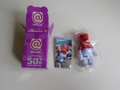 Medicom Toy Figur Bearbrick Be@brick FLAG Series 50 Bear red white Tokyo Japan