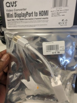 qvs video comverter Mini DisplayPort to HDMI