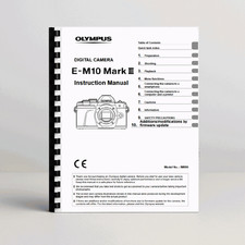 Olympus E-M10 Mark III / EM10 III Digital Camera INSTRUCTION MANUAL