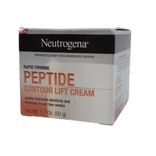 Neutrogena Rapid Firming Peptide Contour Lift Face Cream Moisturizing 1.7 oz