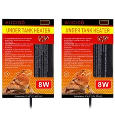 Reptile Heating Pad - Hermit Crab Heater Heat Mat for Reptiles Snake Lizard T...