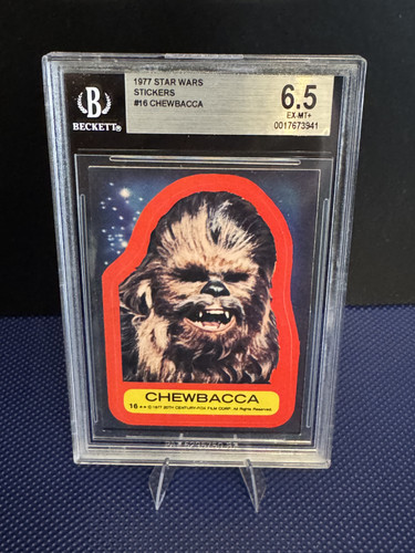 1977 Topps Star Wars Stickers #16 Chewbacca