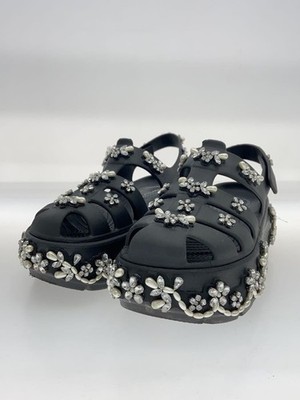 Simone Rocha Crocs Stomp Fisherman Sandals Size 38ss8 Black Women's From Japan