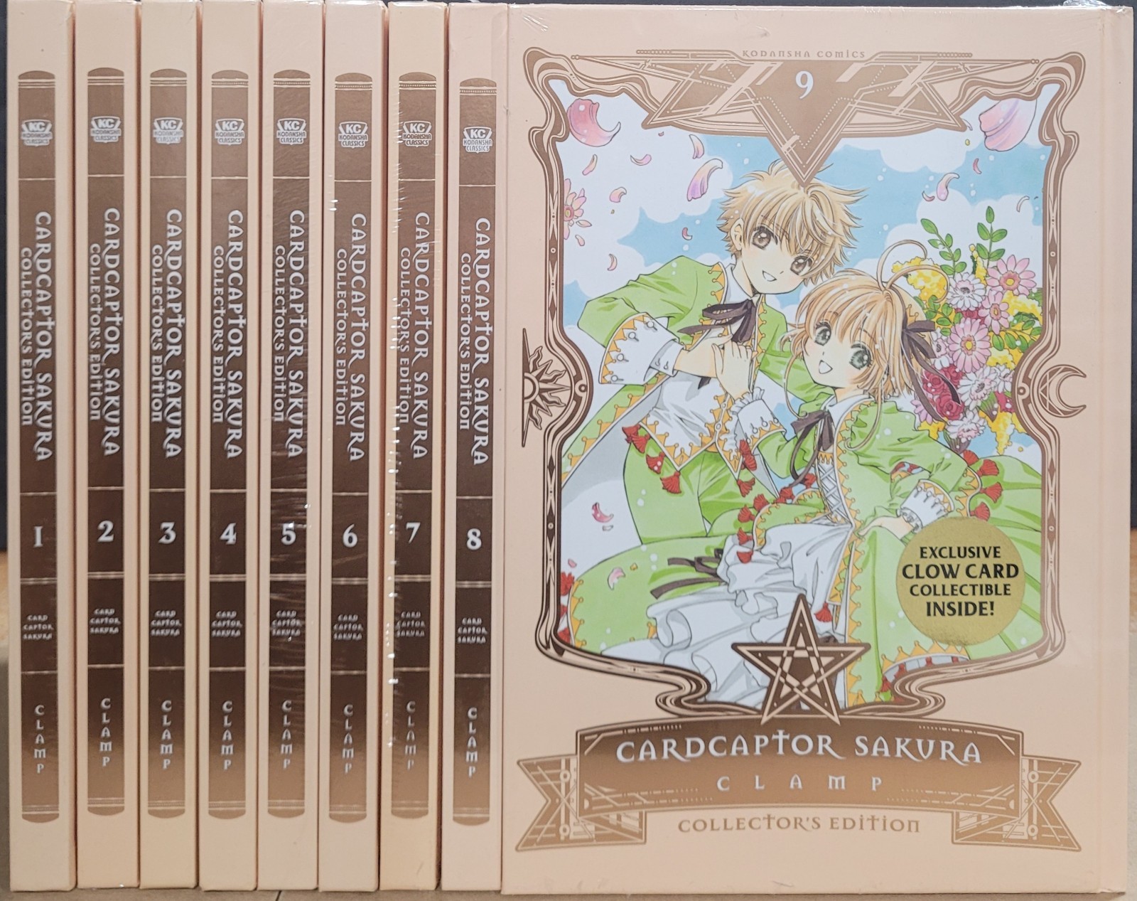 Cardcaptor Sakura Edición Coleccionista Manga Tapa Dura Volúmenes 1-9 En Inglés Nuevo