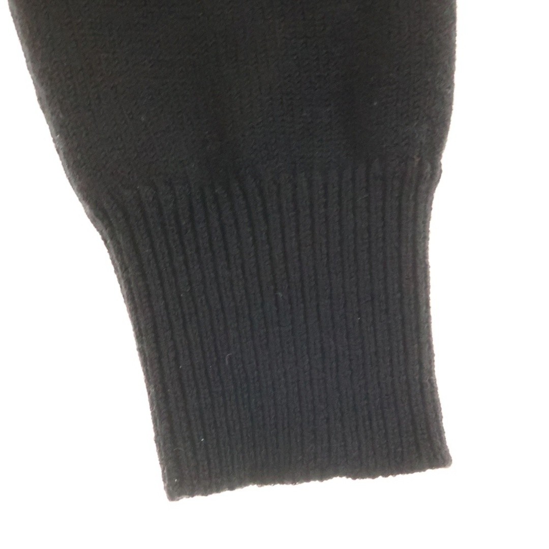 Moncler 21aw Emblem Logo Knit Switched Zip Up Down Jacket Black Used dd63d7c0057 thumbnail 4