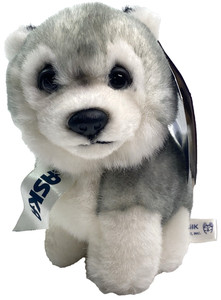 Kipmik's Arctic Collection Gray White Husky Puppy Dog 6" Plush Alaska With Tag