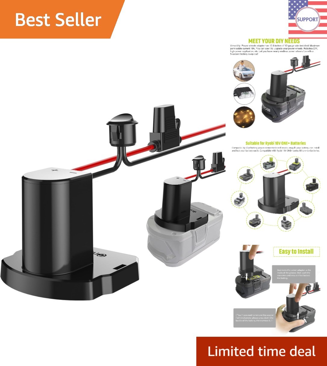 Power Wheel Adapter Image 1