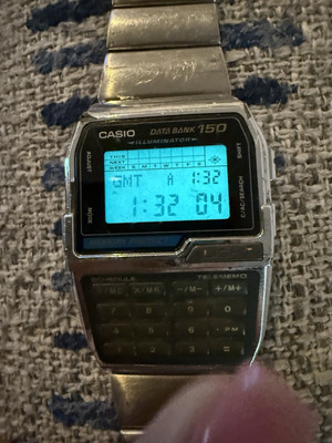 Casio Telememo Men Silver Watch - Dbc-1500 for sale online | eBay