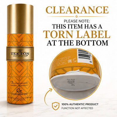California Tan Tekton Natural Bronzer Step 2 Tanning Bed Lotion Indoor Outdoor 