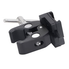 V Mount Battery Adapter With Clamp Strong Grip Adjustable Heavy Duty Aluminum  