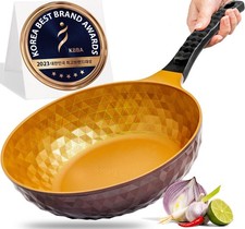 Diamond X Premium Non Stick Wok Pan - 11" Large Flat Bottom Chinese Wok - Woks &