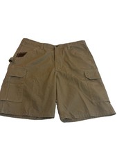 NWT Wrangler Ranger Men's Cargo Shorts Heavier Ripstop Rip-Stop 9 Pocket Relaxed