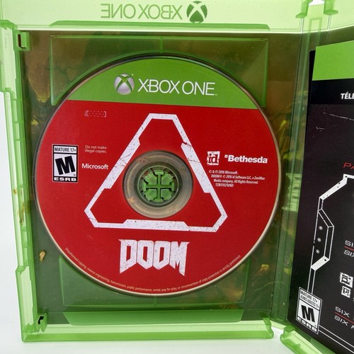Doom Xbox One CIB testato Microsoft Walmart completo - Foto 4 di 5