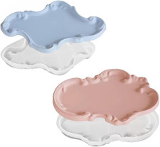 2PCS Irregular Tray Silicone Molds, Storage Tray Container Mold for DIY Jewelry