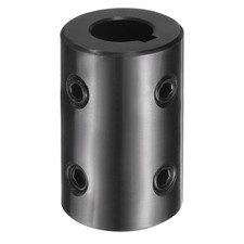 4 Set Shaft Coupling 5/8" Bore 1-1/4" OD 2" Length Rigid Coupling Screw