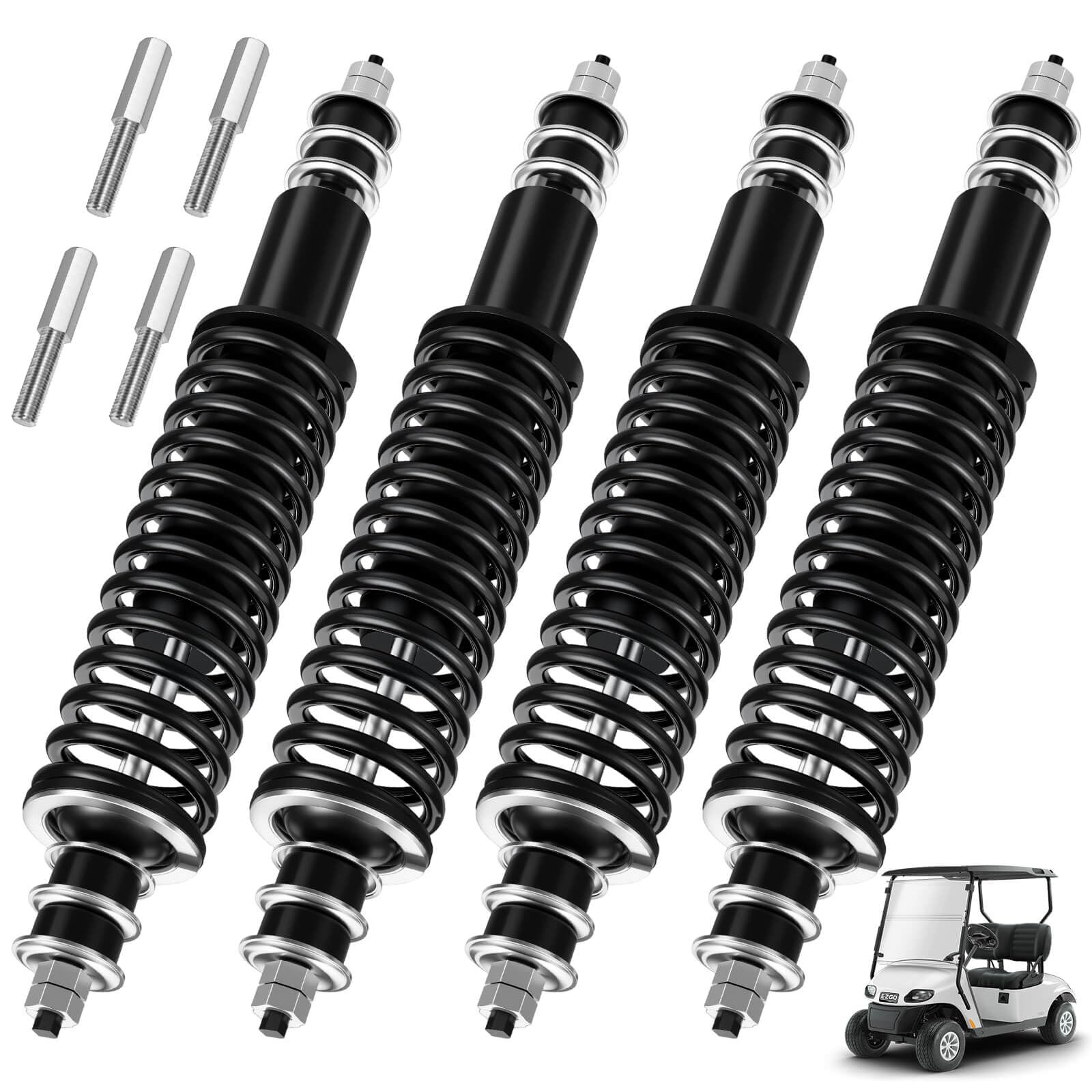 Cart Front And Rear Shock With Spring