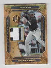 2023 PANINI CHRONICLES GOLD STANDARD SWATCH PATCH HOLO GOLD 3/10 BRYAN RAMOS