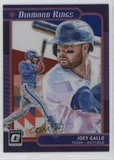 2021 Donruss Optic Diamond Kings Red White & Blue Prizm /199 Joey Gallo #15 0rd2