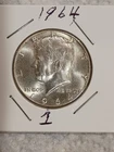 1964 Kennedy Half Dollar Silver Business Strike Coin AU Condition