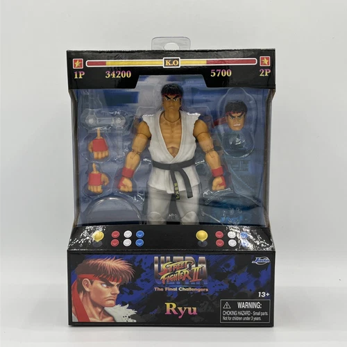 Ultra Street Fighter II Ryu 6" New Action Figure Jada Toys Free Shipping