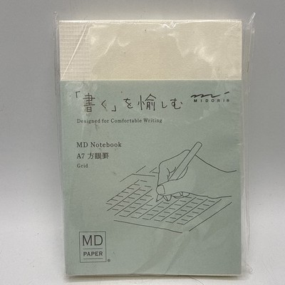 MD NOTEBOOK A7 Grid Paper Designphil Midori Square Ruled