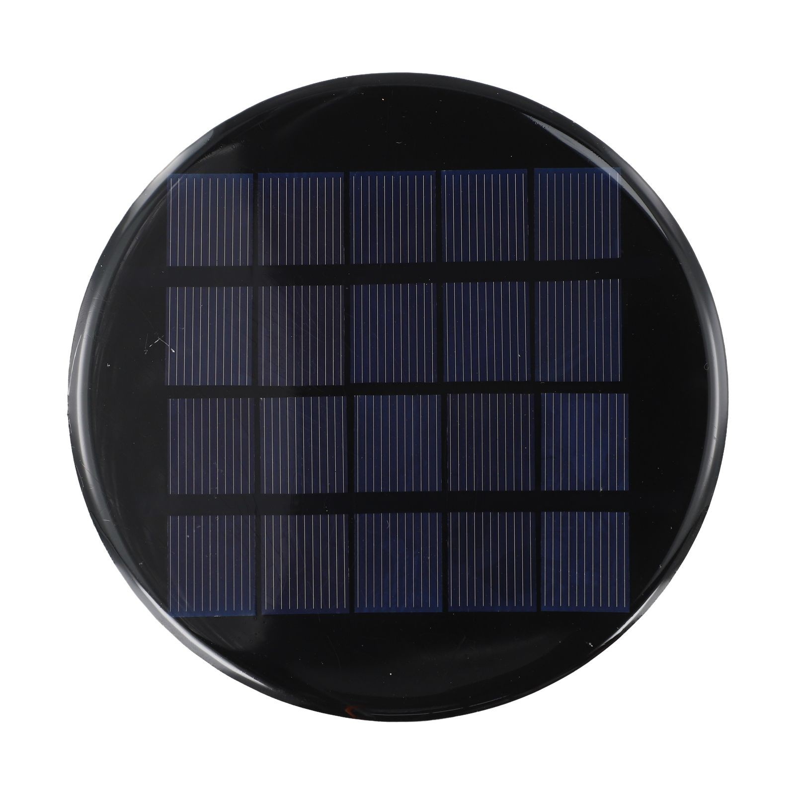 Easily Transportable Round Solar Panels Compact Size of 120 mm and Light Weight