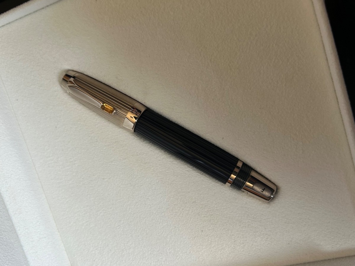 Montblanc Boheme Jewels Citrin Fountain Pen, 18K Fine Nib-Mint | eBay