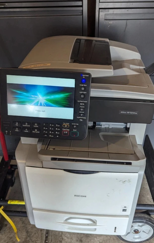 Ricoh SP 5210SR Aficio Printer  PARTS lcd Touch Display Control Panel Functional - Image 4 of 4