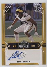 2022 Leaf Draft Auto Gold Daxton Hill #BA-DH1 Auto 4z8