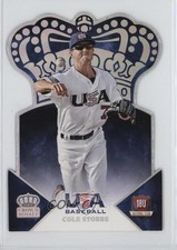 2015 Panini USA Baseball Crown Royale Silver /99 Cole Stobbe #43 z6b