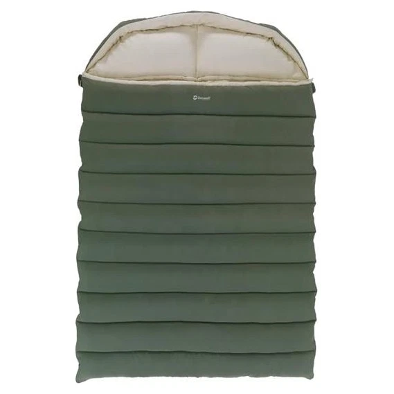 Outwell Sleeping Bag Constellation Lux Double Green -Adults Camping Sleeping Bag