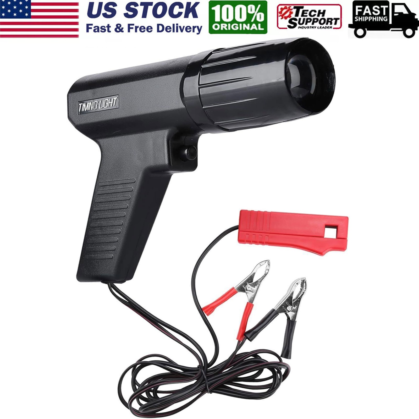 Automotive Timing Light 12V Inductive Ignition Gun for 2&4 Stroke Petrol Engine