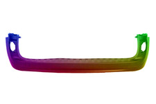 Stoßstange Hinten Für Renault Kangoo Lackiert in Wunschfarbe 2008-2020