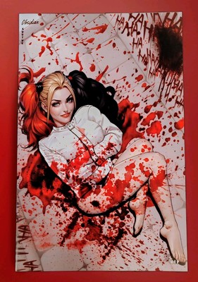 Extinction Highway #1 Harley Quinn Straitjacket Nice Bloody HaHa Exclusive VIP 