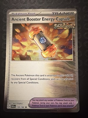 Pokemon Card TCG Paradox Rift 159/182 Ancient Booster Energy Capsule T02