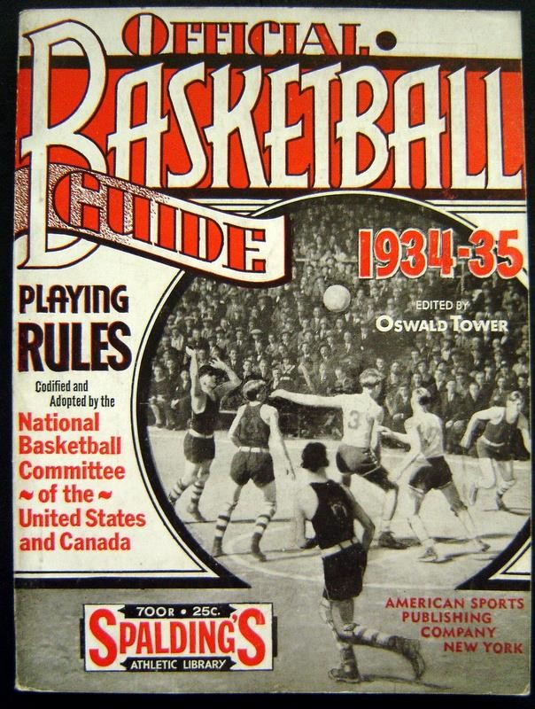 1934-1935 National Basketball Spalding Official Guide Book and Playing Rules