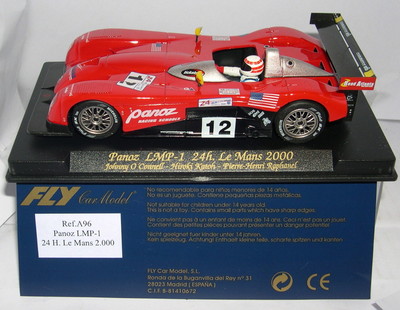 Fly A96 1/32 Panoz LMP-1 24hr Le Mans 2000 Slot Car. Red/Blue. No. 10 | UK