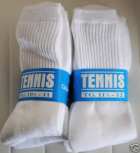 3 PAIA CALZE SPORT SPUGNA TENNIS UOMO 3 PACK SOCKS MAN TAGLIA 43 - 46 - Picture 1 of 1