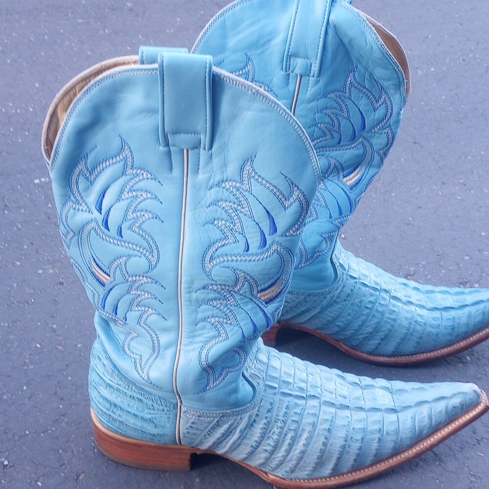 CARRETA BOOTS MEXICAN POINTY SNIPTOE OSTRICH COWBOY … Gem