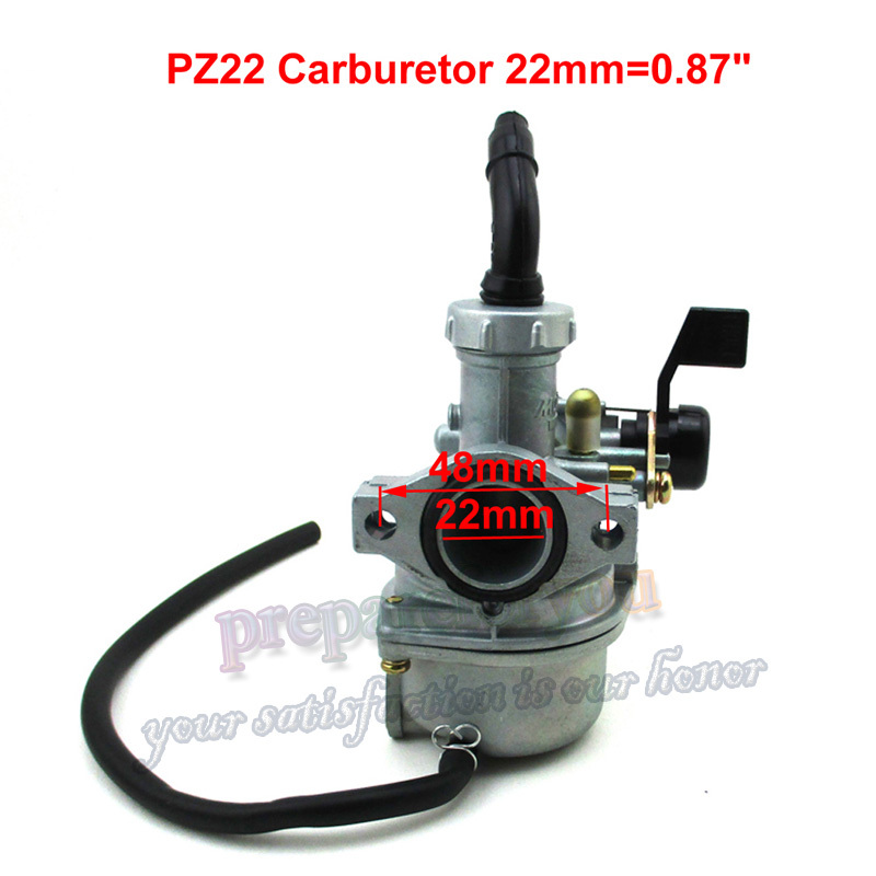 PZ22 Carburetor 22mm Carb Intake Air Filter For 110 125cc ATV Quad Pit