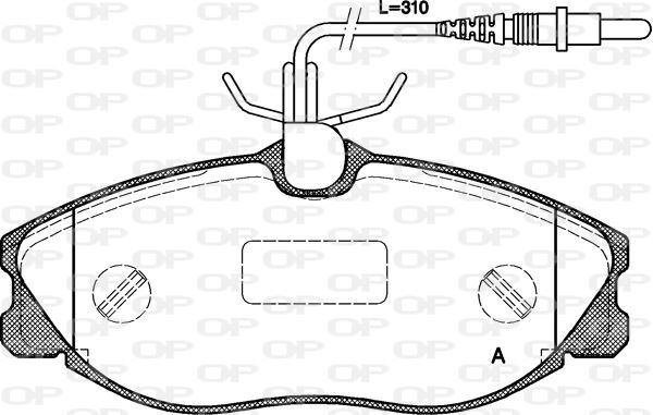 Plaquettes de frein Peugeot 607 2.2 HDi pour trajets en famille