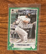 2022 Series 1 Base Green Foilboard #191 Willi Castro /499 - Detroit Tigers
