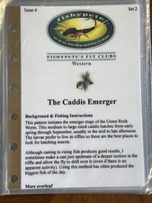 Fishy Pete's Fly Club ~ Fly Fishing  Tying Cards ~ Western Set #2 – Dries