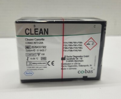 Roche Cobas Integra B Systems Cleaner Cassette 20764337 322