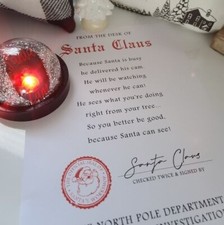 Santa Cam Surveillance Dummy Camera with Santa Letter