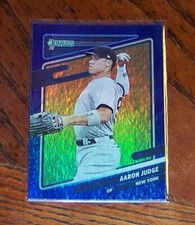 2021 Donruss Aaron Judge Holo Blue Foil Image Variation SP #182