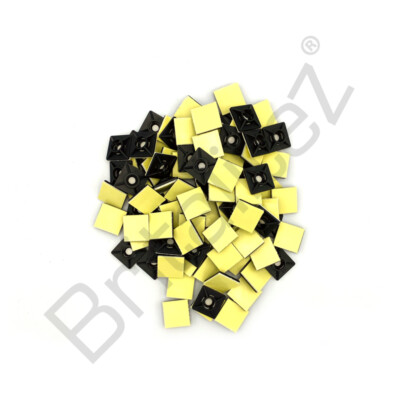Kabelbinder Basis selbstklebend 2-fach Kabelbinder Zip Befestigung mit optionalem Schraubloch