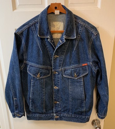 Vintage 80s Jean Jacket Bonjour Jeans Blue Denim Women Small S Retro 1980s  | eBay