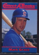 1990 Collect-A-Book Mark Grace 31 Chicago Cubs